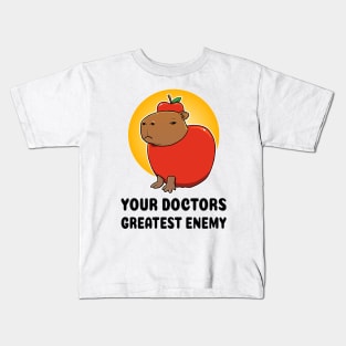 Your doctors greatest enemy Capybara Kids T-Shirt